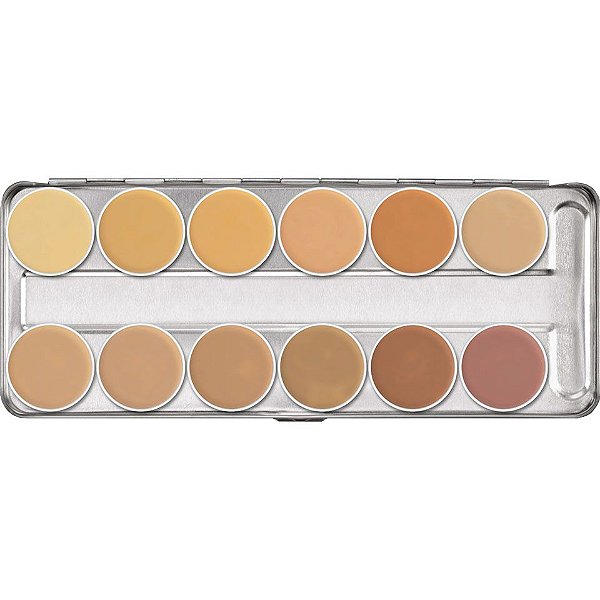 Paleta de Corretivos Dermacolor Camouflage Creme 12 cores Modelo A - Kryolan