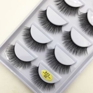 Cartela de Cílios Postiços 3D 5 pares - Modelo X29