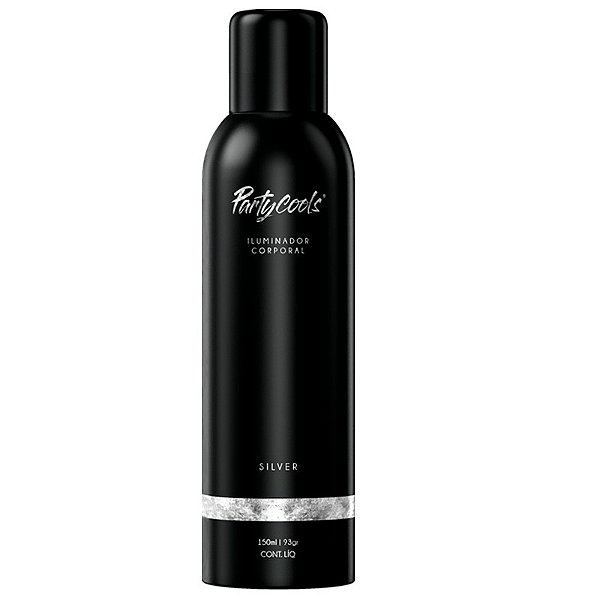 Iluminador em Spray Silver PRO (Prata) 150ml - Party Cools