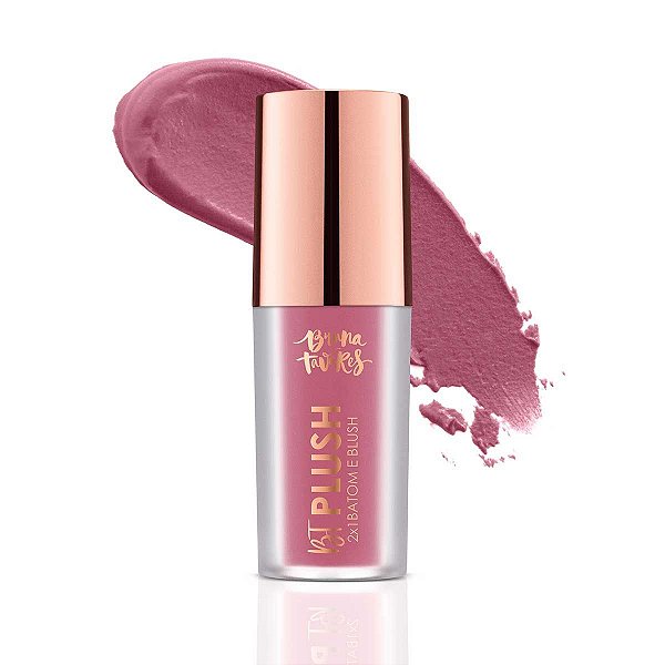 BT Plush 2x1 Batom e Blush Mauve - Bruna Tavares