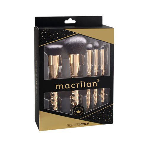 Kit 5 Pincéis Precious Gold ED006-  Macrilan