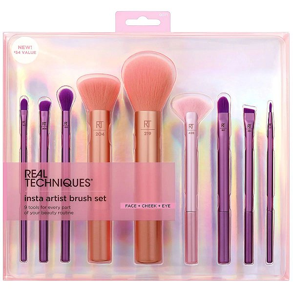 Kit de Pincéis Insta Artist Brush Set - Real Techniques