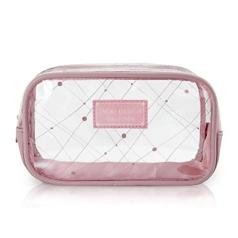 Necessaire Cristal Glow Rosa (M) ABC21805-RS - Jacki Design