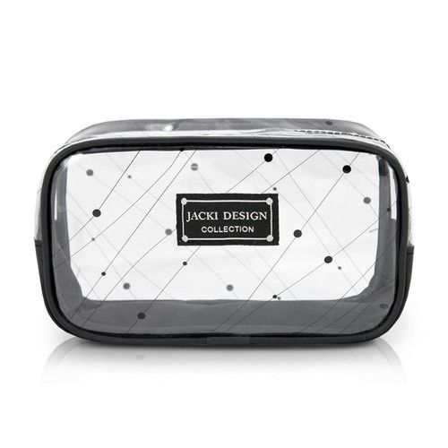 Necessaire Cristal Glow Preta (M) ABC21805-PR - Jacki Design