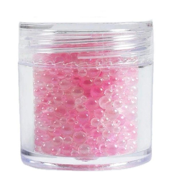 Pérolas para Maquiagem e Unhas - Rosa