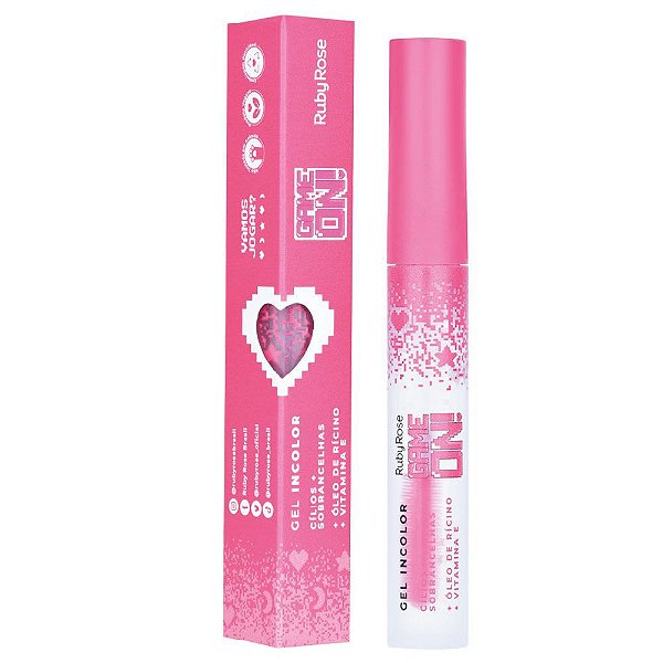 Gel Incolor para Cílios e Sobrancelhas Game On - Ruby Rose