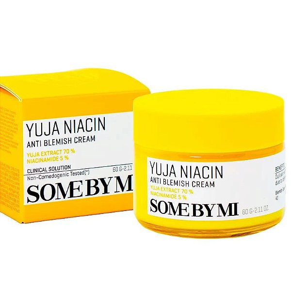 Hidratante Facial Yuja Niacin Anti Blemish Cream - Some by Mi
