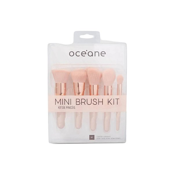 Mini Kit com 5 Pincéis Mini Brush Kit - Oceane