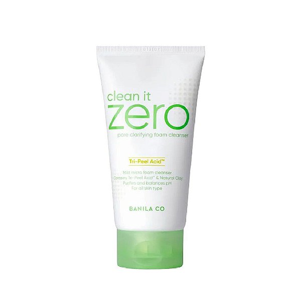 Espuma de Limpeza Facial Clean it Zero Pore Clarifying Foam Cleanser - Banila Co