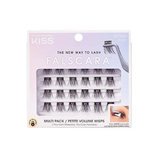 Cílios Postiços Individuais Falscara Petite Volume Wisps  KFCM04 - Kiss New York