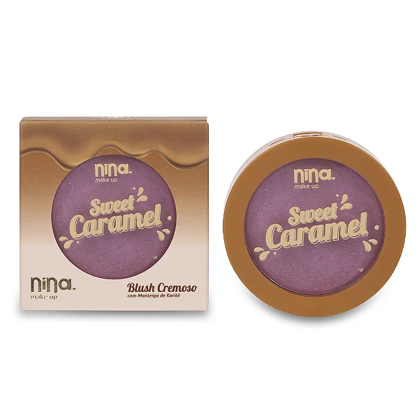 Blush Cremoso Sweet Caramel Grape - Nina Makeup