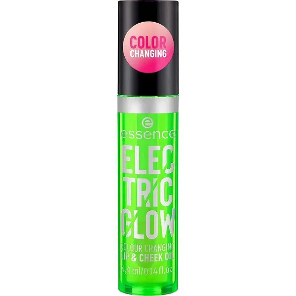 Lip e Cheek Oil Electric Glow Colour Changing - Essence