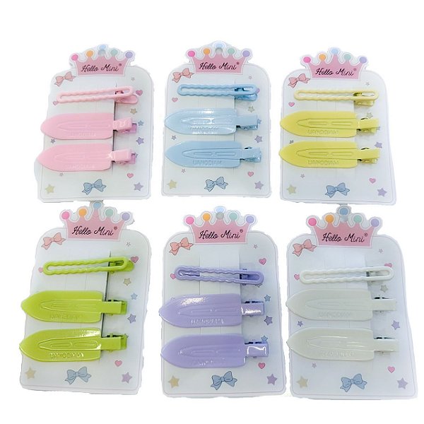 Hair Clips - Hello Mini
