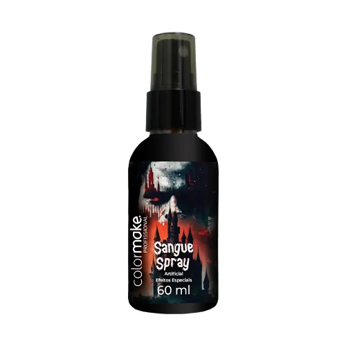 Sangue Spray Artificial Efeitos Especiais 60ml - Colormake Profissional