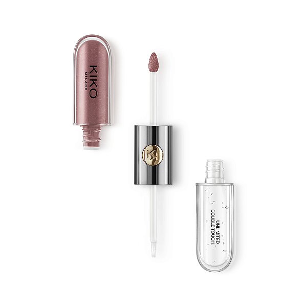 Batom Líquido Unlimited Double Touch 120 Rosy Mauve - Kiko Milano