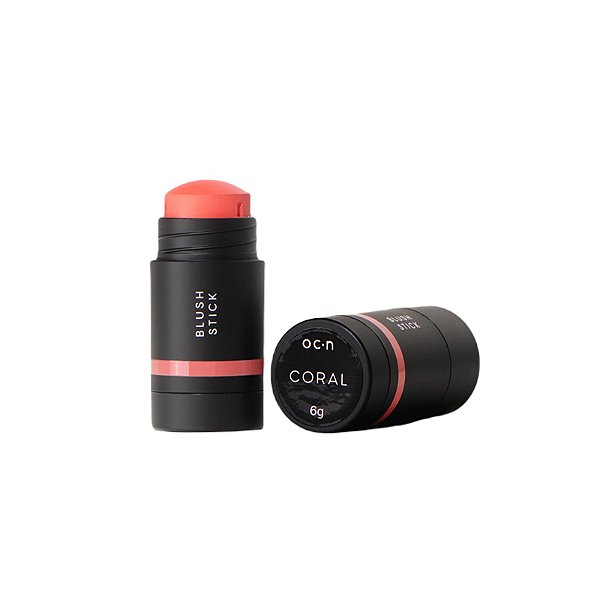 Mini Blush em Bastão Stick Coral - Oceane