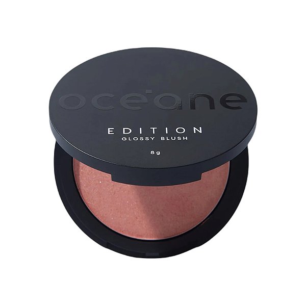 Blush Cintilante Rose Pink Glossy Blush - Oceane Edition