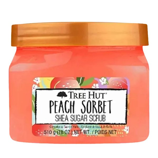 Esfoliante Corporal Peach Sorbet Shea Sugar Scrub - Tree Hut