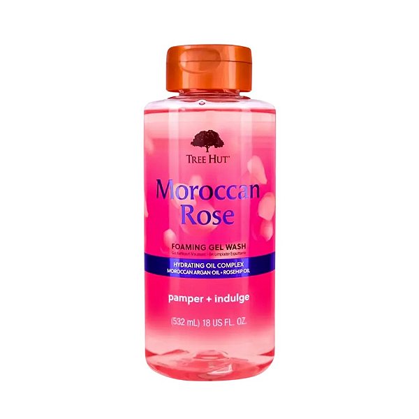 Gel de Banho Moroccan Rose Foaming Gel Wash - Tree Hut