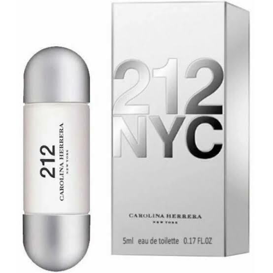 Miniatura 212 NYC Carolina Herrera Eau de Toilette - Mini Perfume Feminino 5ml