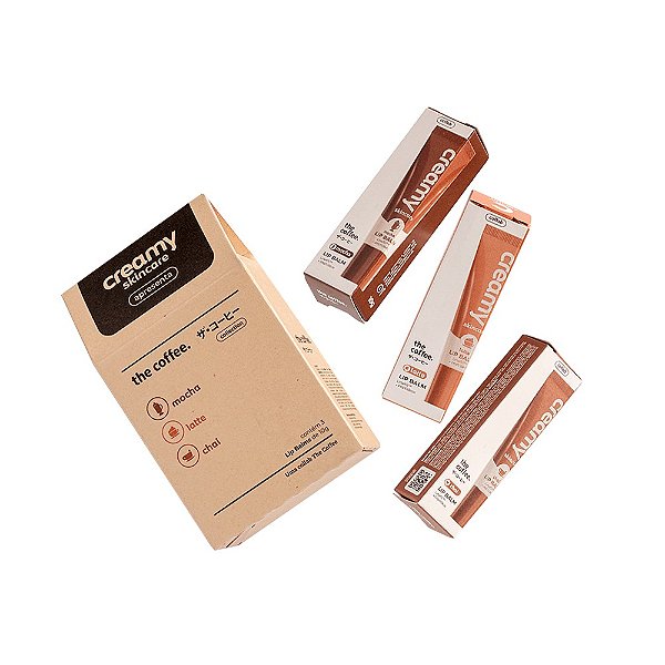 Kit Lip Balm The Coffee Collection - Creamy Skincare