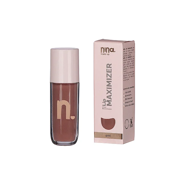 Gloss Lip Maximizer Nude - Nina Makeup