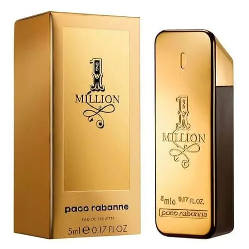 Miniatura 1 Million Paco Rabanne Eau de Toilette - Mini Perfume Masculino 5ml
