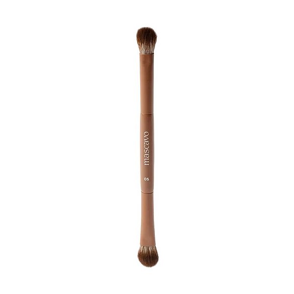 Pincel Duplo para Sombra Pro Series 05 - Mascavo