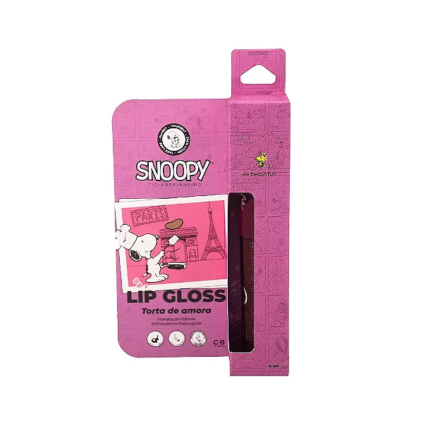 Gloss Torta de Amora Snoopy Ticiane Pinheiro - Cia Beauty