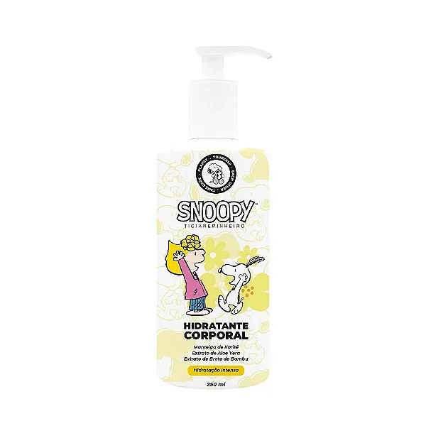 Hidratante Corporal Snoopy Ticiane Pinheiro 250ml - Cia Beauty