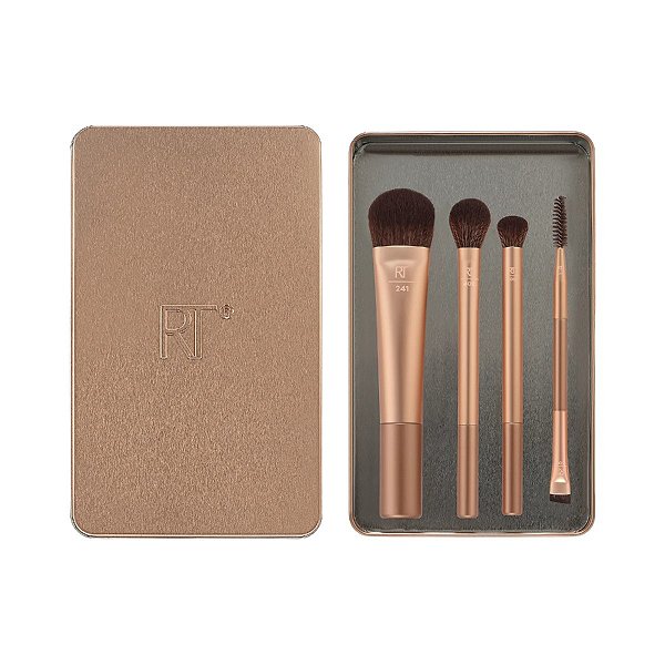 Kit Pincéis e Estojo Metalchic - Real Techniques