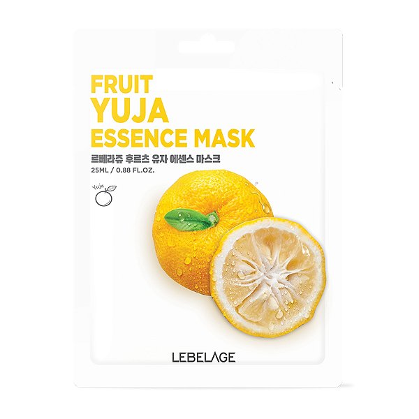Máscara de Hidratação Fruit Yuja Essence Mask - Lebelage
