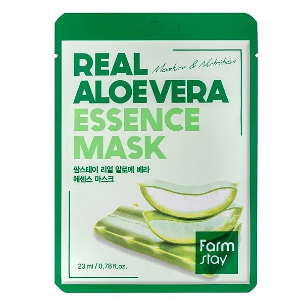 Máscara Facial Real Aloe Vera Essence Mask - Farmstay