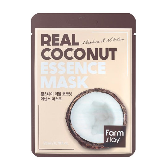 Máscara Facial Real Coconut Essence Mask - Farmstay