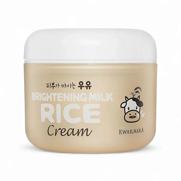 Hidratante Facial Clareador Brightening Milk Rice Cream 100ml - Kwailnara