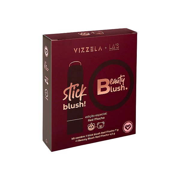 Kit Blushes Red Mocha - Vizzela + La's