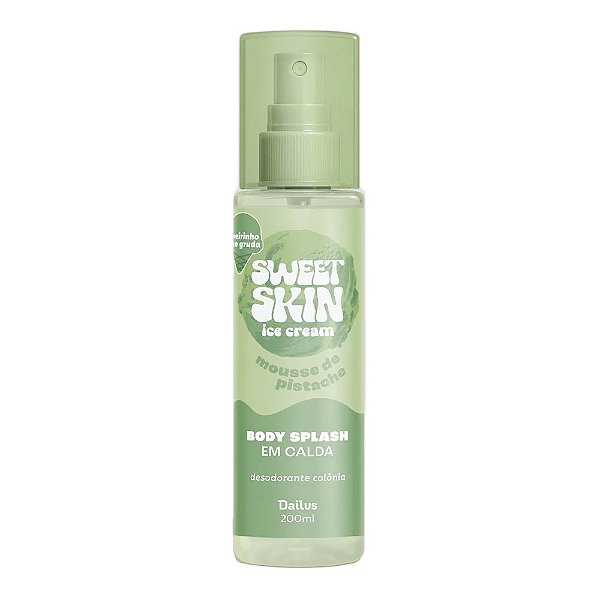 Body Splash em Calda Mousse de Pistache Sweet Skin Ice Cream - Dailus