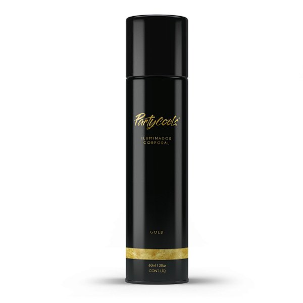 Mini Iluminador em Spray Gold (Dourado) 60ml - Party Cools