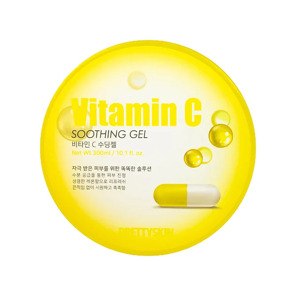 Hidratante Calmante Face e Corpo Vitamin C Soothing Gel 300ml - Prettyskin