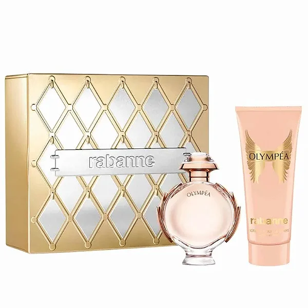 Kit Coffret Olympea Paco Rabanne Eau de Parfum 50ml + Hidratante 100ml