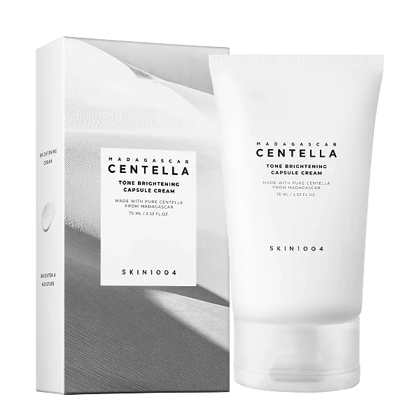 Hidratante Facial Tone Brightening Capsule Cream 75ml - Skin1004