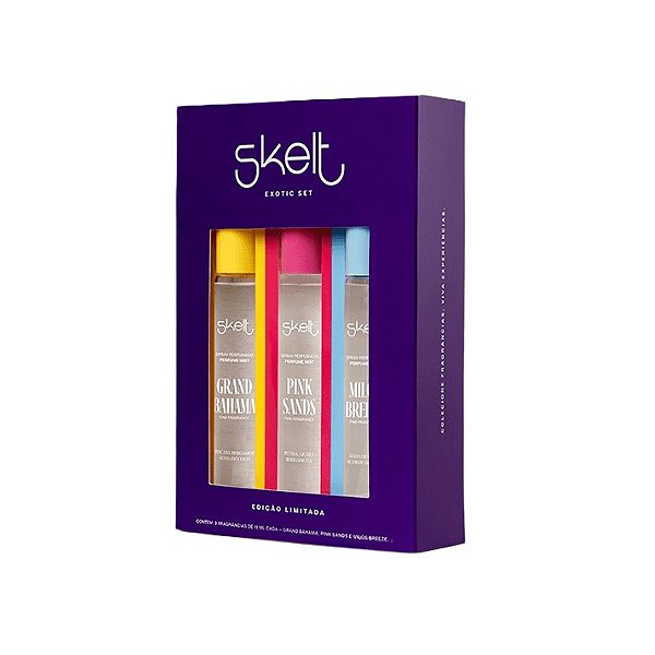 Kit Miniaturas Perfume Mist Exotic Set - Skelt