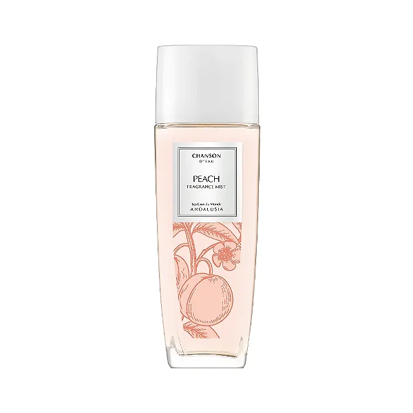 Body Splash e Perfume de Cabelo D'Eau Peach 75ml - Chanson