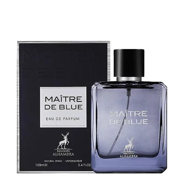 Maître de Blue Maison Alhambra Eau de Parfum 100ml - Perfume Árabe Masculino