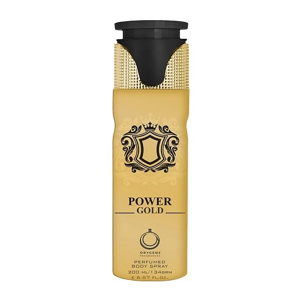 Body Spray Árabe Masculino Power Gold 200ml - Orygens