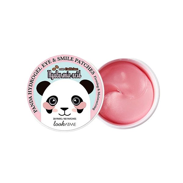 Máscara para Olhos Panda Hydrogel Eye & Smile Hyaluronic Acid 60 Patches - Look At Me