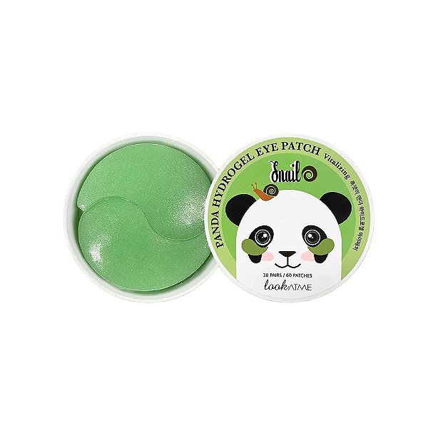 Máscara para Olhos Panda Hydrogel Eye & Smile Snail 60 Patches - Look At Me