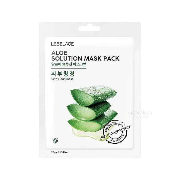 Máscara Facial de Aloe Solution Mask - Lebelage