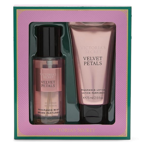 Kit Mini Splash e Hidratante Velvet Petals - Victoria's Secret