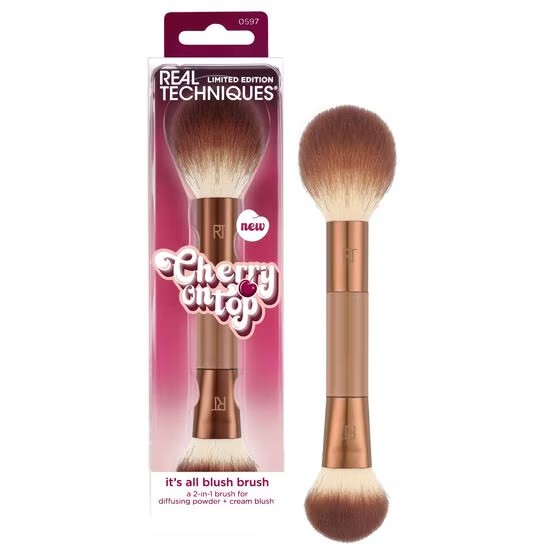 Pincel Duplo Its All Blush Brush 0597 - Real Techniques